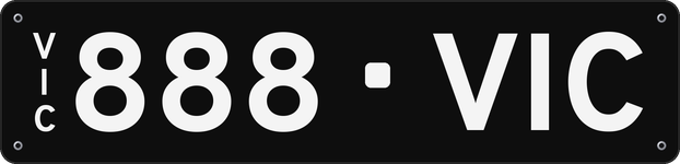 888·VIC VIC licence plate